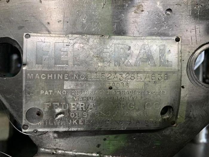 Used Federal 32-Valve Rotary Stainless Steel Filler