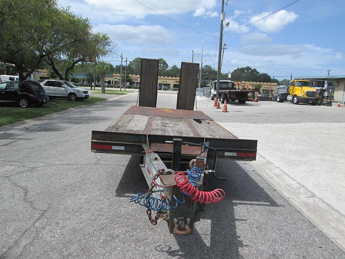Used 1997 Evaco Trailer- 20 ton equipment trailer