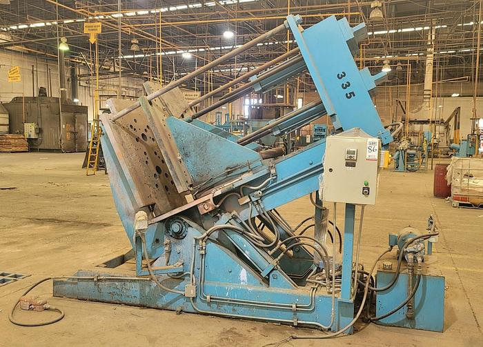 Used HALL 2-CYLINDER TILT-POUR PERMANENT MOLD CASTING MACHINE