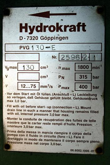 Used 80 LITER WERNER & PFLEIDERER MIXER/EXTRUDER - T-316 S/S