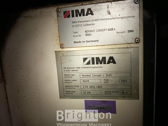Used 2003 IMA Concept L 2425 used edgebander #BM2398
