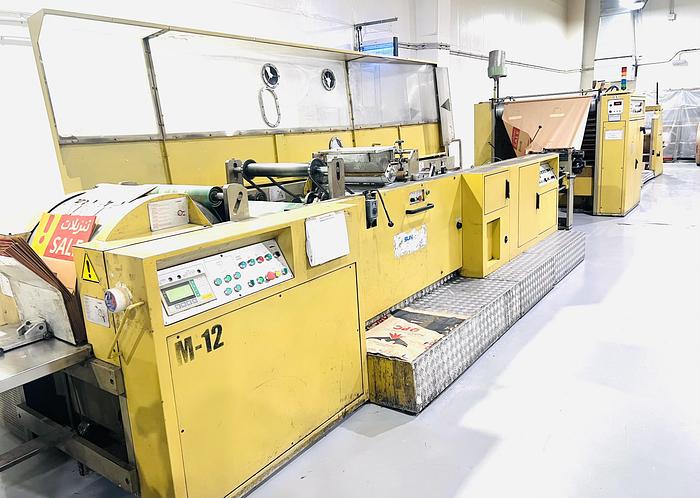 Used (visible in production) 2002 CURIONI SUN MASTER 540 - Paper bag making machine with twisted handles unit