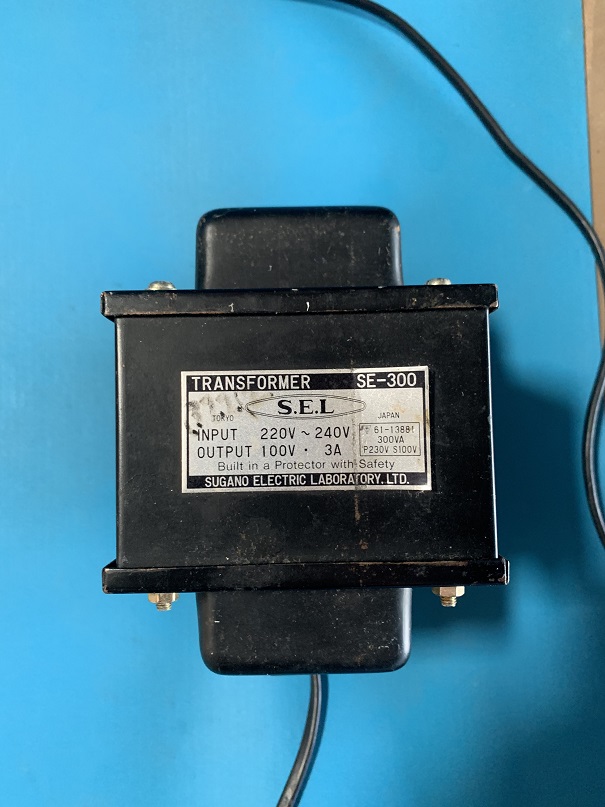 Used sugano electric laboratory se-300 transformer