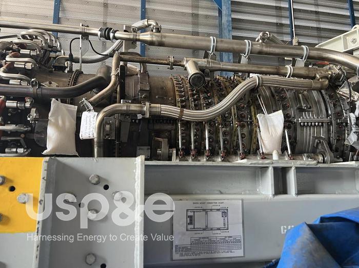 Used 30 MW Used GE LM 2500+G4 Natural Gas Turbine Generator Set