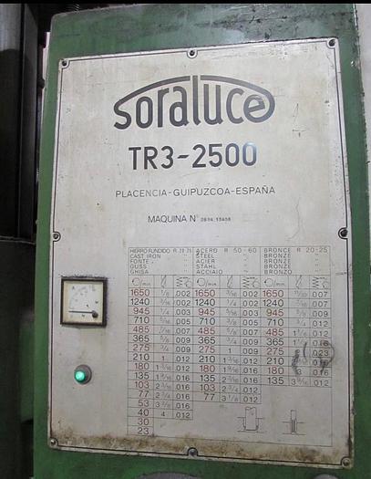 Used Soraluce TR3-2500 Radial Arm Drill