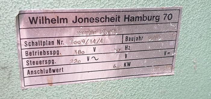 Gebraucht Abkantpresse Jonescheit Hytap 1500 x 20