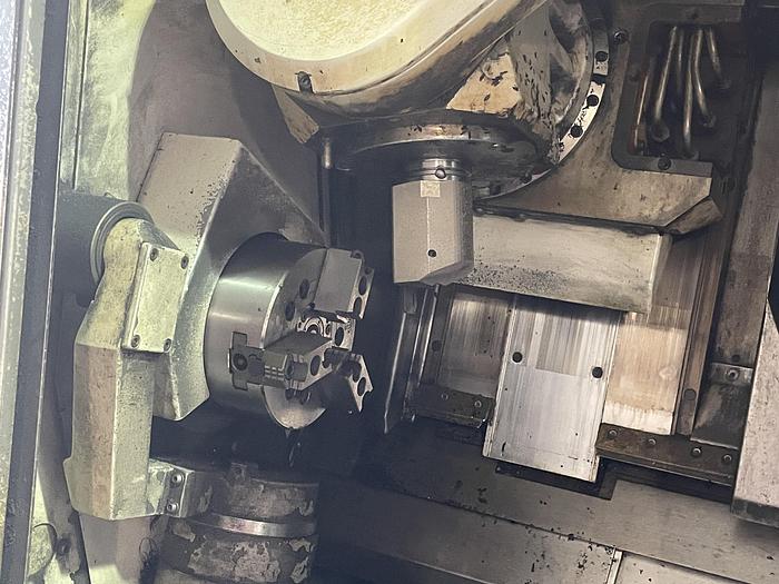 Used MAZAK INTEGREX 100Y CNC TURNING CENTER W/MAZATROL 640MT PC-FUSION CONTROL