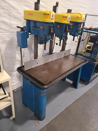 Used Triple Drill Press Table