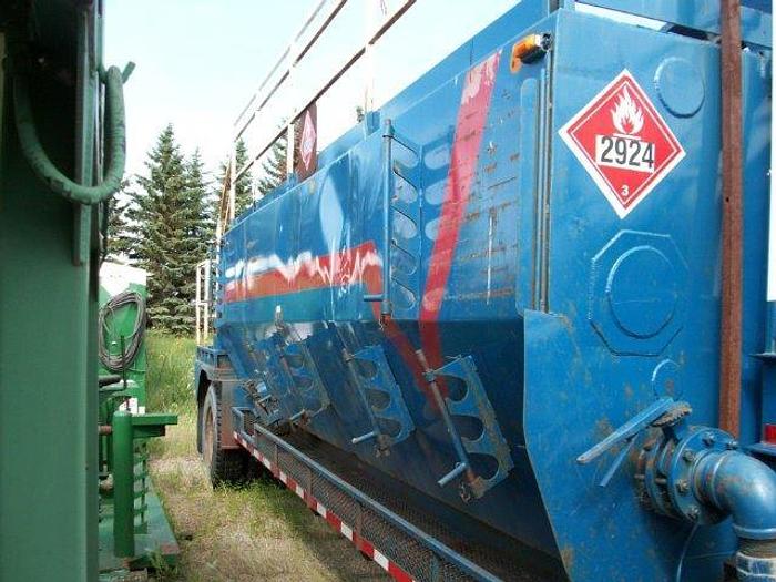 Used 17.5 m3 (110 BBL) Single Axle 5th Wheel Mud Tank Trailer