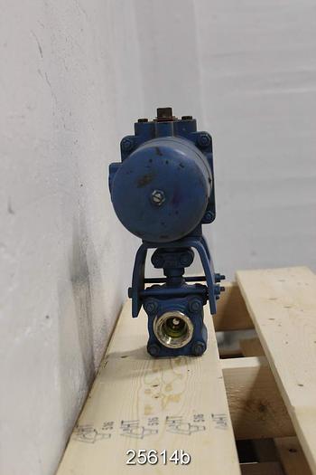 Used Neles Jamesbury 14A3600TT1 1" Air Operated Ball Valve #25614