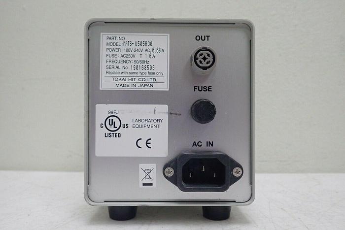 Used Nikon Inc. Model MATS-U505R30 Tokai Hit Microscope Thermo Plate Controller