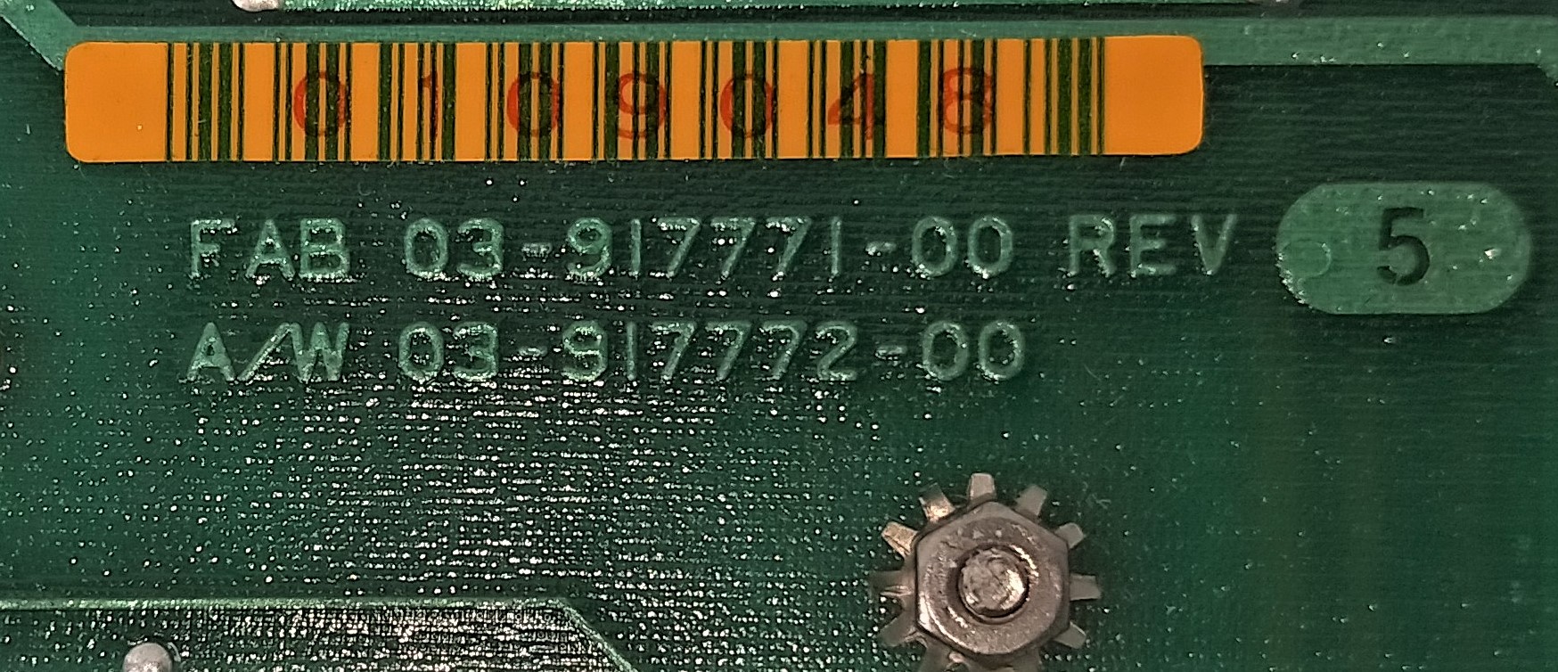 Used Varian 03-917770-00 CPU IBDH Motherboard for Varian Star 3400 GC