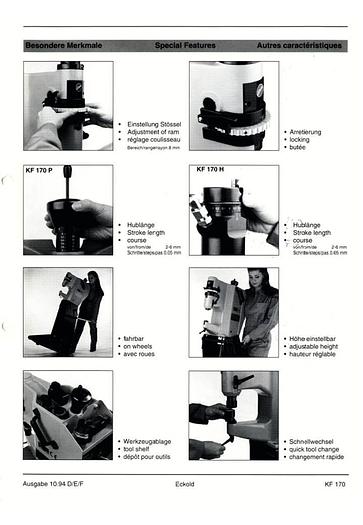Used Eckhold KF170P Kraftformer shrinking and stretching machine