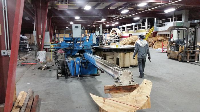 Used Cyril Bath CF-50 Radial Draw Extrusion Forming Machine