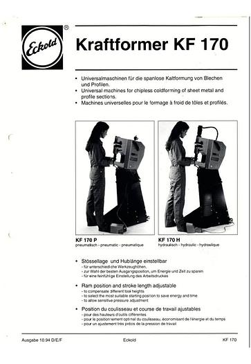 Used Eckhold KF170P Kraftformer shrinking and stretching machine