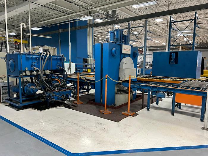 Used Cyril Bath 3850 Ton Elastomer Pad Forming Press