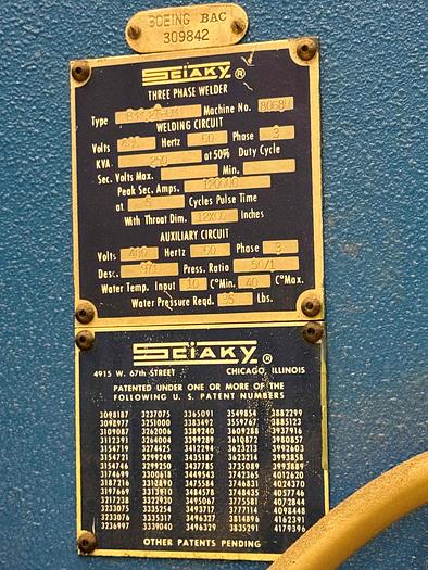 Used Sciaky / Janda Circumferential Seam Welder 12”x 60”