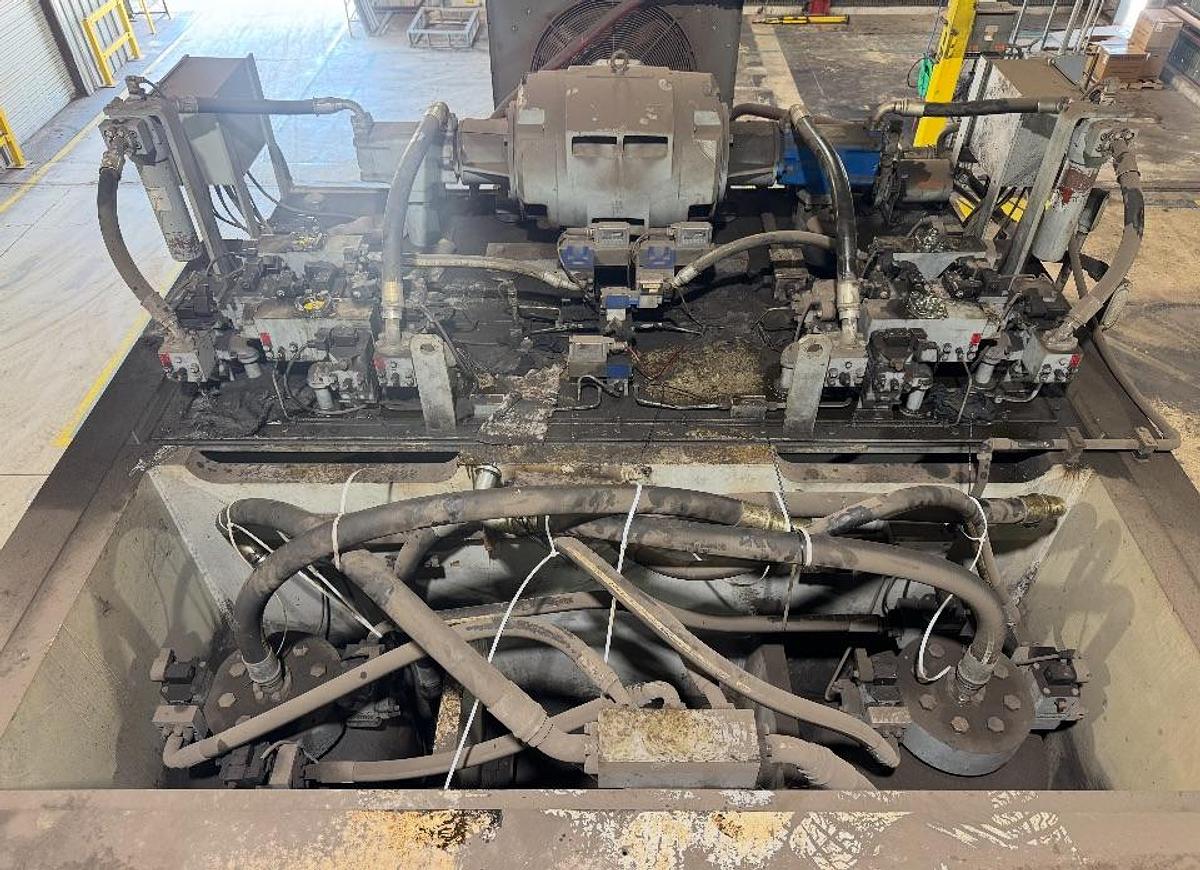 Used 1997 Pacific 750 Ton OBL Hydraulic Press 8/46