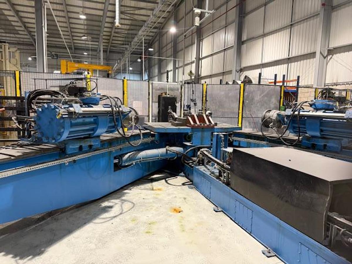 Used Hufford A-12 60 Ton Stretch Forming Press