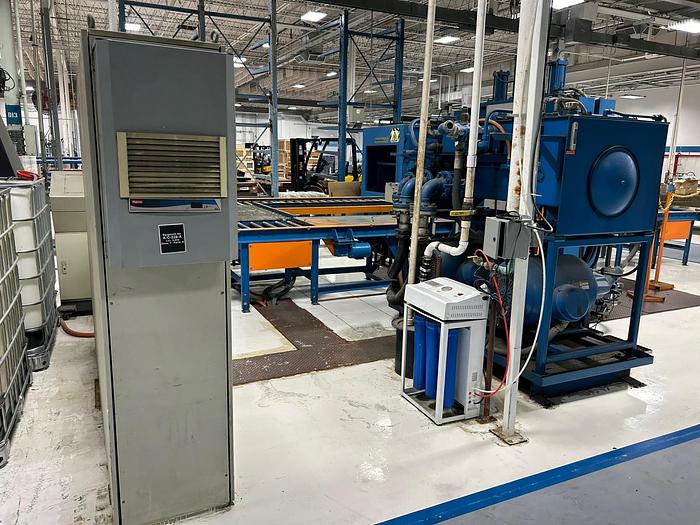 Used Cyril Bath 3850 Ton Elastomer Pad Forming Press