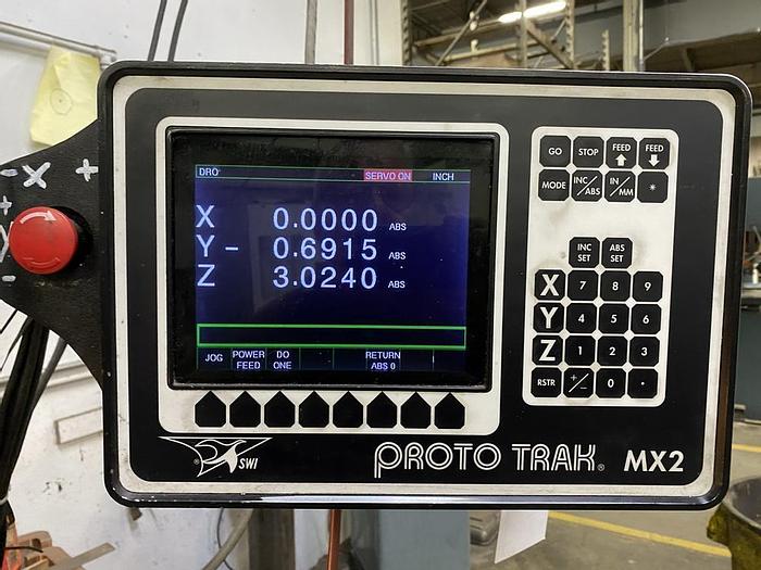 Used 2003 Bridgeport Vertical Milling Machine CNC Proto Trak MX2