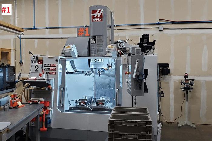 Used 2007 HAAS VF2SS Vertical CNC Mill Fourth Axis