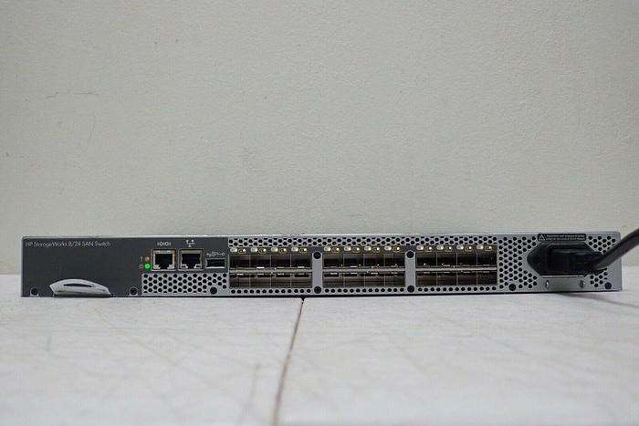 Used HP StorageWorks 8/24 24-Port AM868B San Switch 887111279057