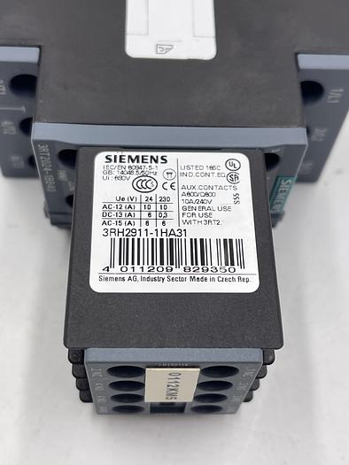 Used Siemens 3RT2024-1BB40 3RH2911-1HA31