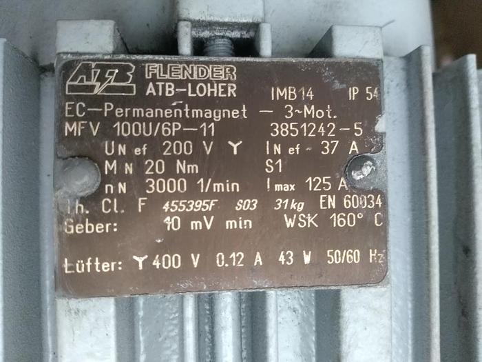 Gebraucht Antriebseinheit mit Getriebe und mobiler Leistungsabnahme,  Flender ATB Loher