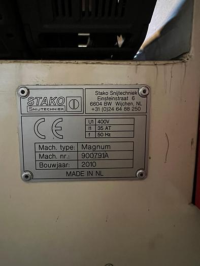 Used BRUGT CNC-PLASMA & SKÆREBRÆNDER FABRIKAT STAKO, MODEL MAGNUM