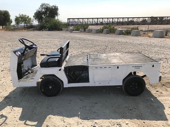 Used 2014 CUSHMAN TITAN XD CREW CAB FLAT BED CART