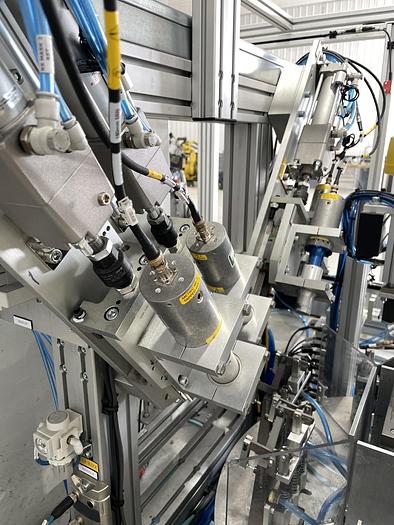 Used FACE MASK NOSE CLIP FANUC ROBOTIC ASSEMBLE AND ATTACHING CELL BY ACE NEW 2020