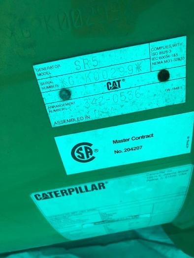 Caterpillar generators Marine Tier II with class certificates
