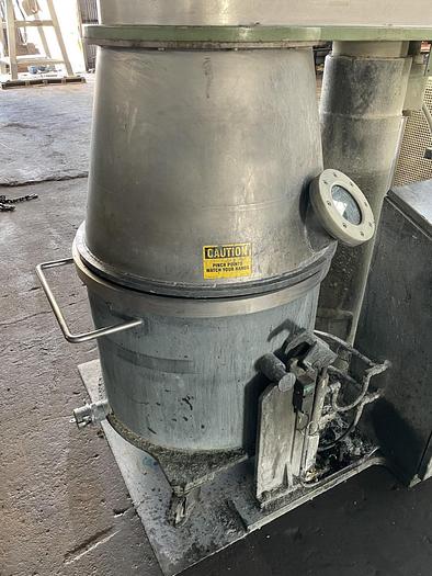 Used 250 LITER MISCHTECHNIK HOFFMAN PLANETARY MIXER WITH DISCHARGE RAM - S/S - JACKETED