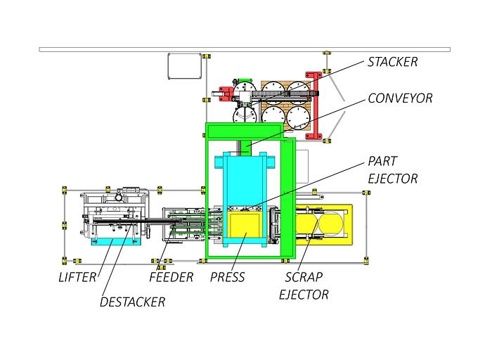 New  F&P Stamping Line (New) #3978