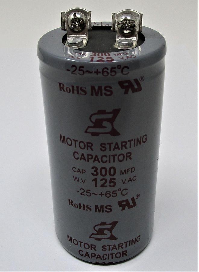 Start Capacitor 300Mfd 125Vac | PM2244-187SC