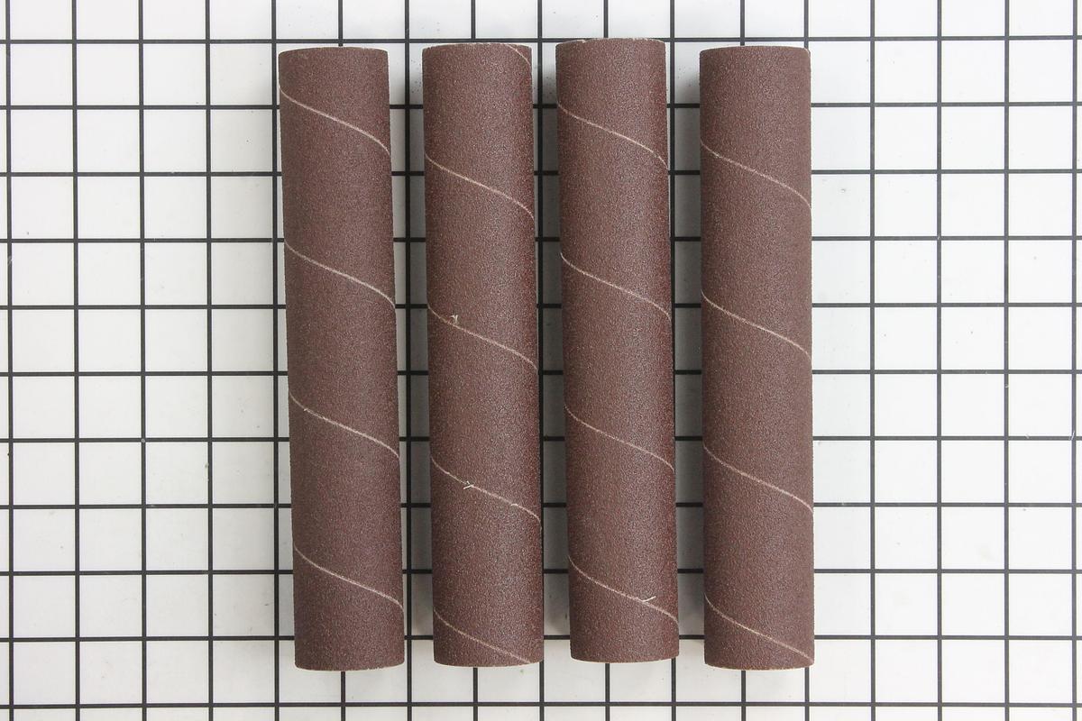 JET — Sanding Sleeves, 1-1/2 x 9 in, 60 Grit, Pack of 4