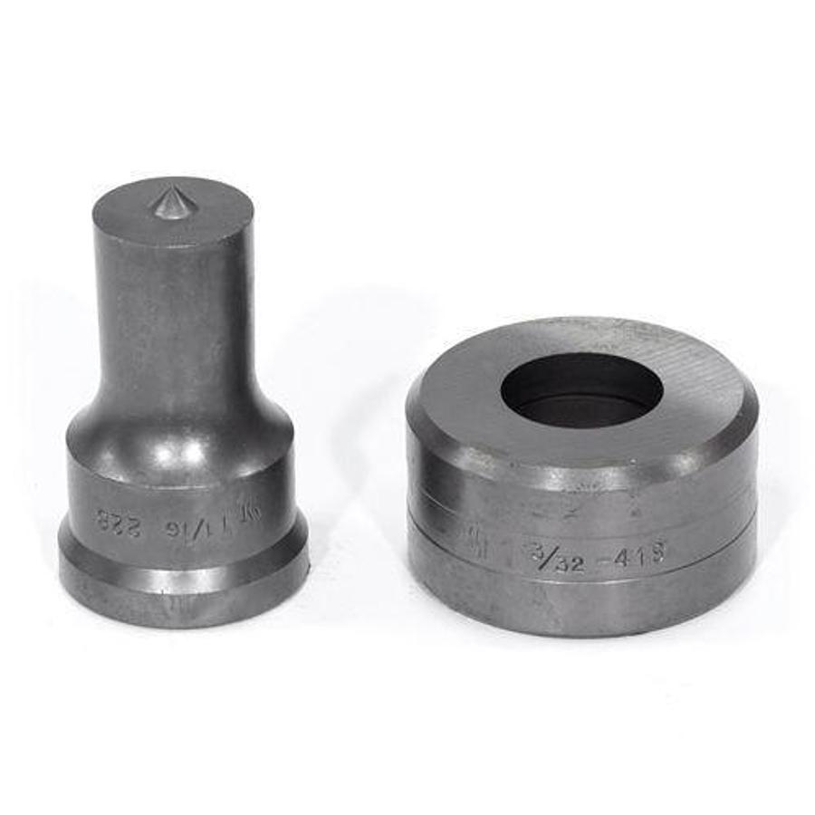 1-1/16" OS Round Punch & Die Set - (PDOS1-1/16)