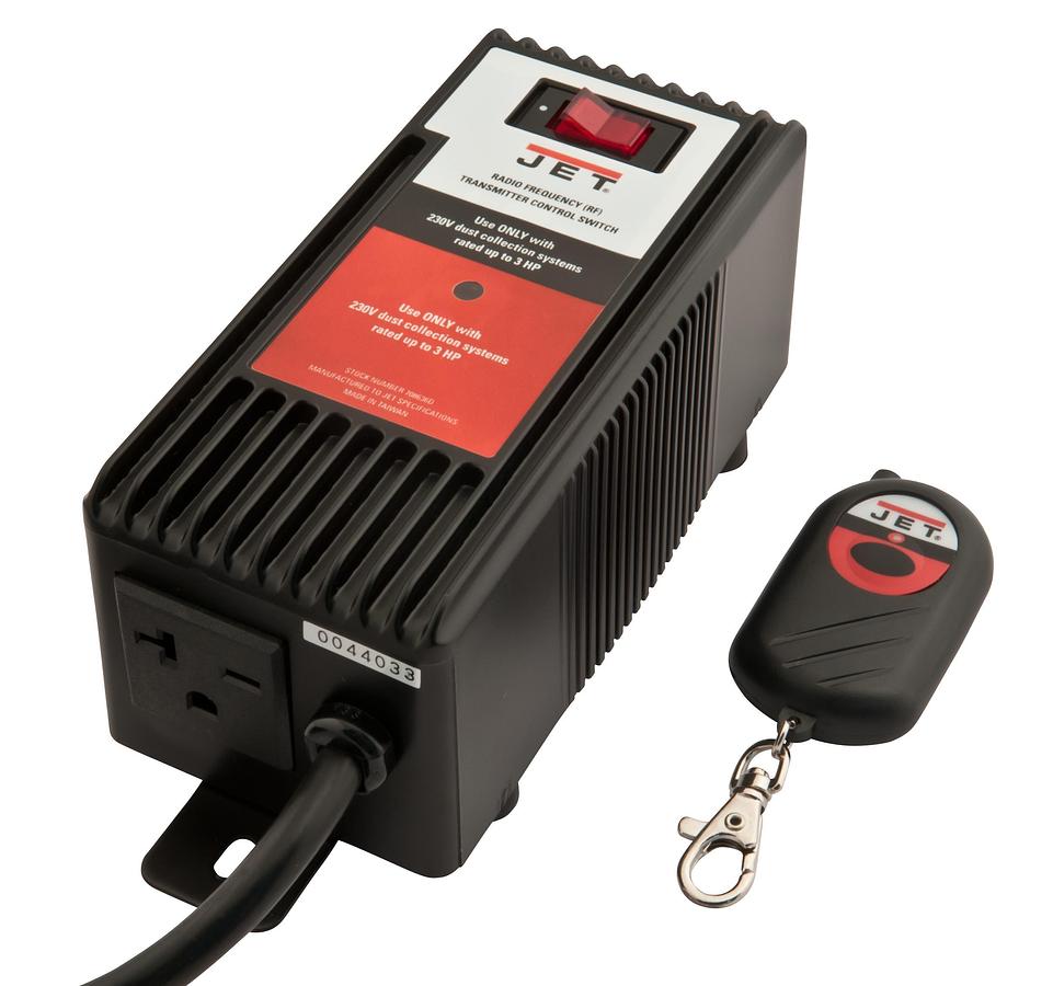 JET — RF Remote control for Dust Collector, 230V