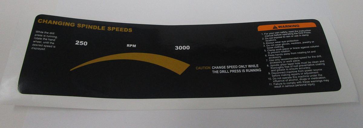 Caution Label | PM2800B-227