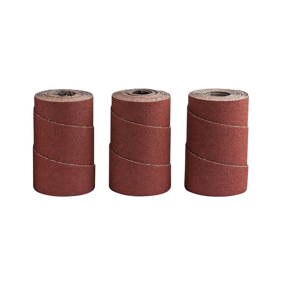 Ready-to-Wrap Abrasive Sandpaper, 22", 80 Grit (3-Pack)