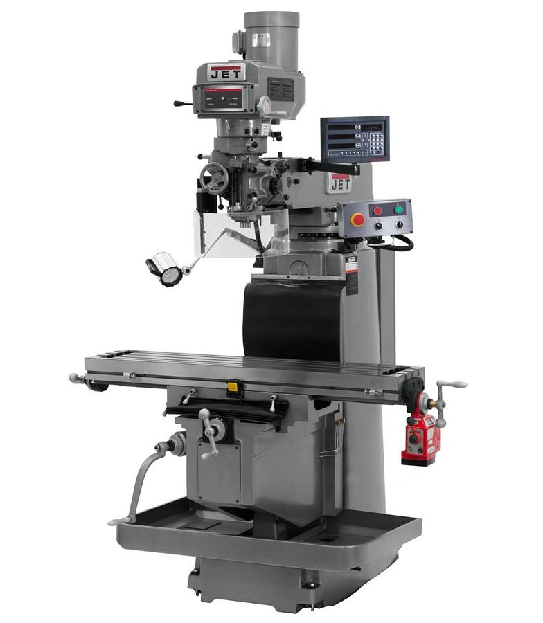 JTM-1254RVS with NEWALL DP700 3X (Q) DRO & X Powerfeed
