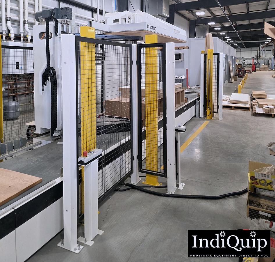 Used 2018 Homag CABTEQ T-200 Feed Thru Case Clamp