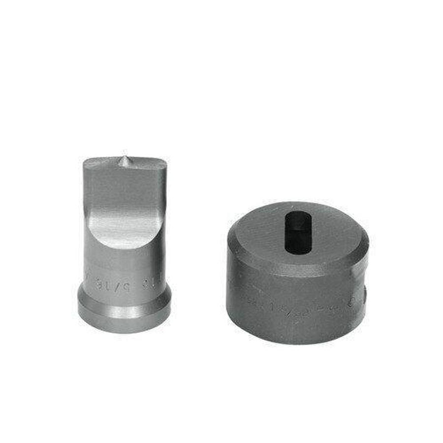5/16 X 1 1/16 Oblong Punch & Die with Key-Way - (PDOB5/16X11/16)