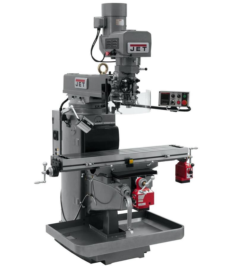 JTM-1050EVS2/230 Mill With X and Y-Axis Powerfeeds