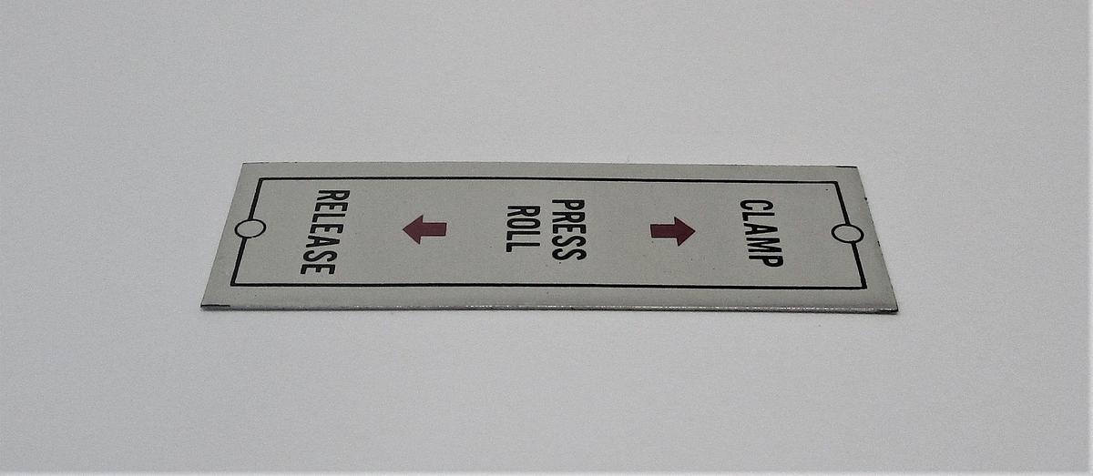 Lock Handle Label Press Roller | SLR12-373