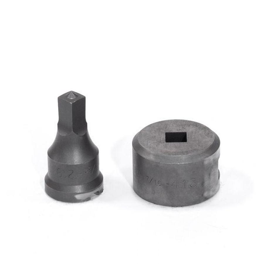 13/32" Square Punch & Die Set - (PDSQ13/32)