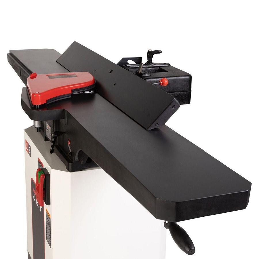 JET Black 8" Helical-Head Jointer, 2 HP, 1PH 230V JWJ-8HH-BLK