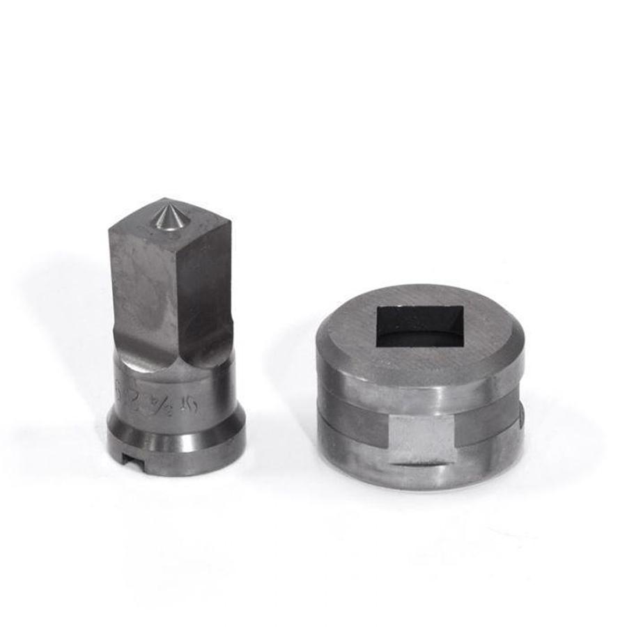 3/4" Square Punch & Die Set with Key-Way - (PDSQ3/4)