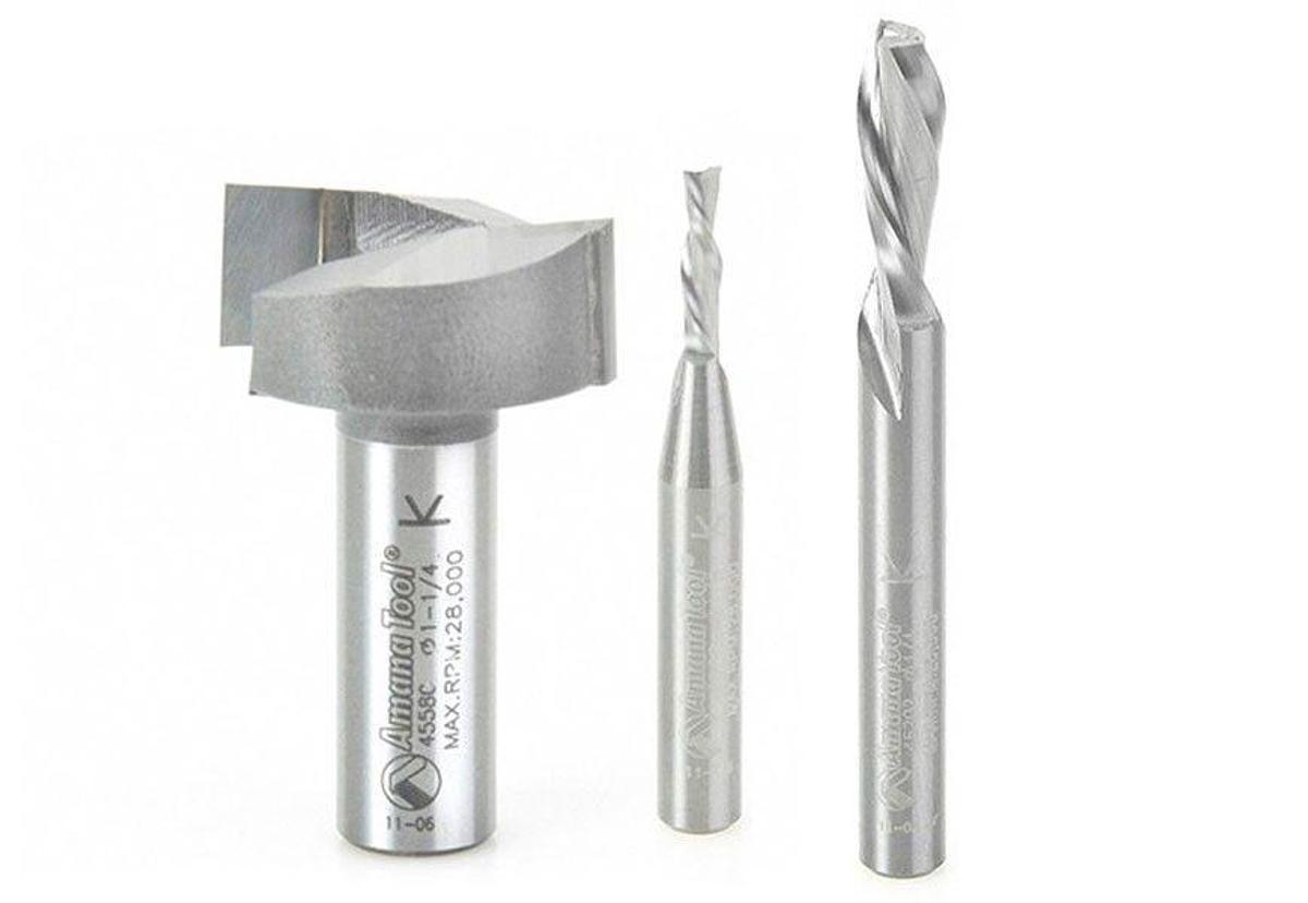 ABS301 - Axiom 3pc CNC Starter Bit Set